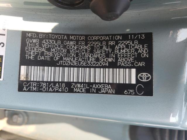 Photo 11 VIN: JTDZN3EU5E3322094 - TOYOTA PRIUS V 