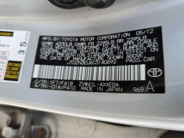 Photo 11 VIN: JTDZN3EU6C3140692 - TOYOTA PRIUS 