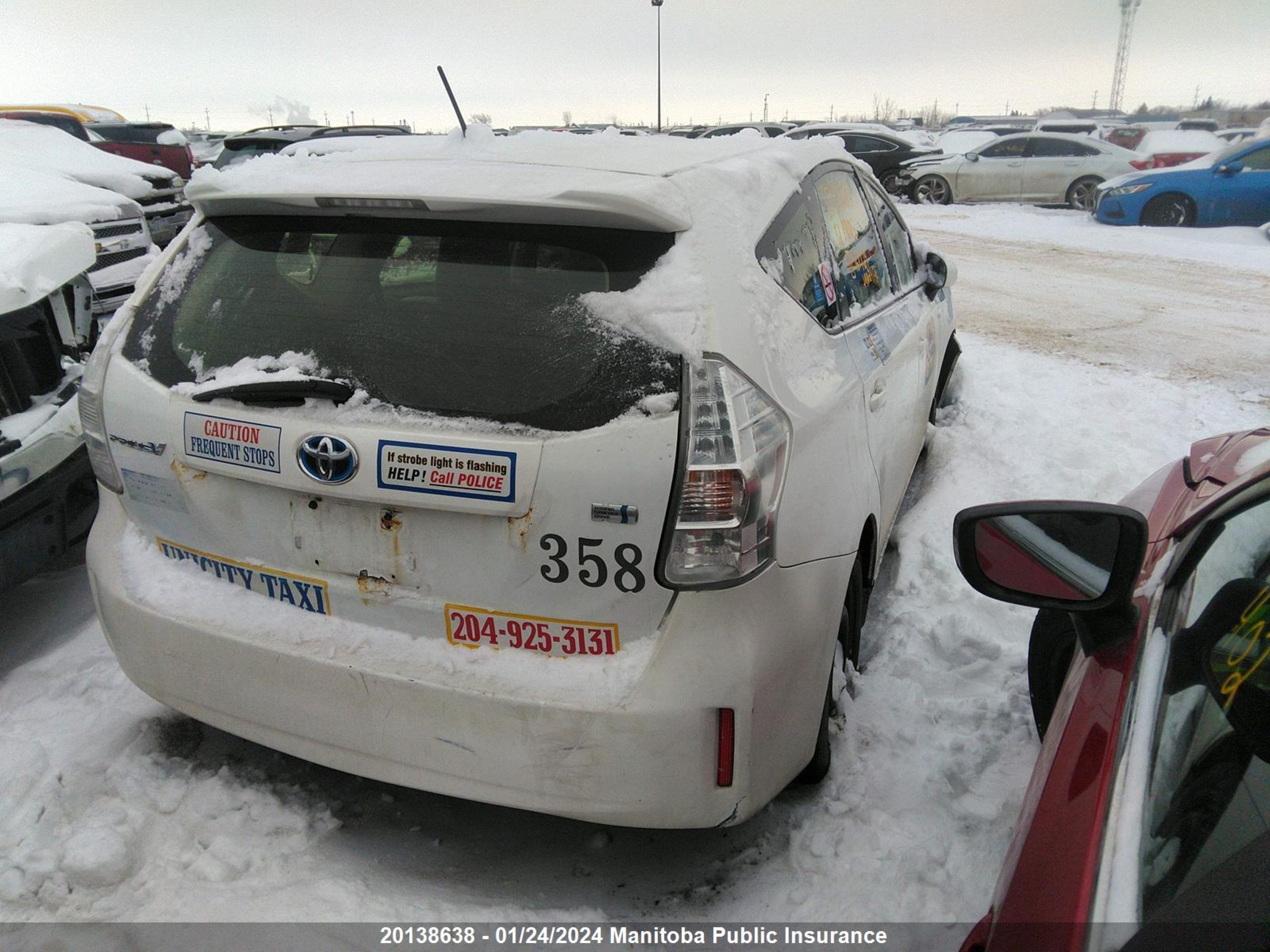 Photo 3 VIN: JTDZN3EU6C3167729 - TOYOTA PRIUS V (+) 