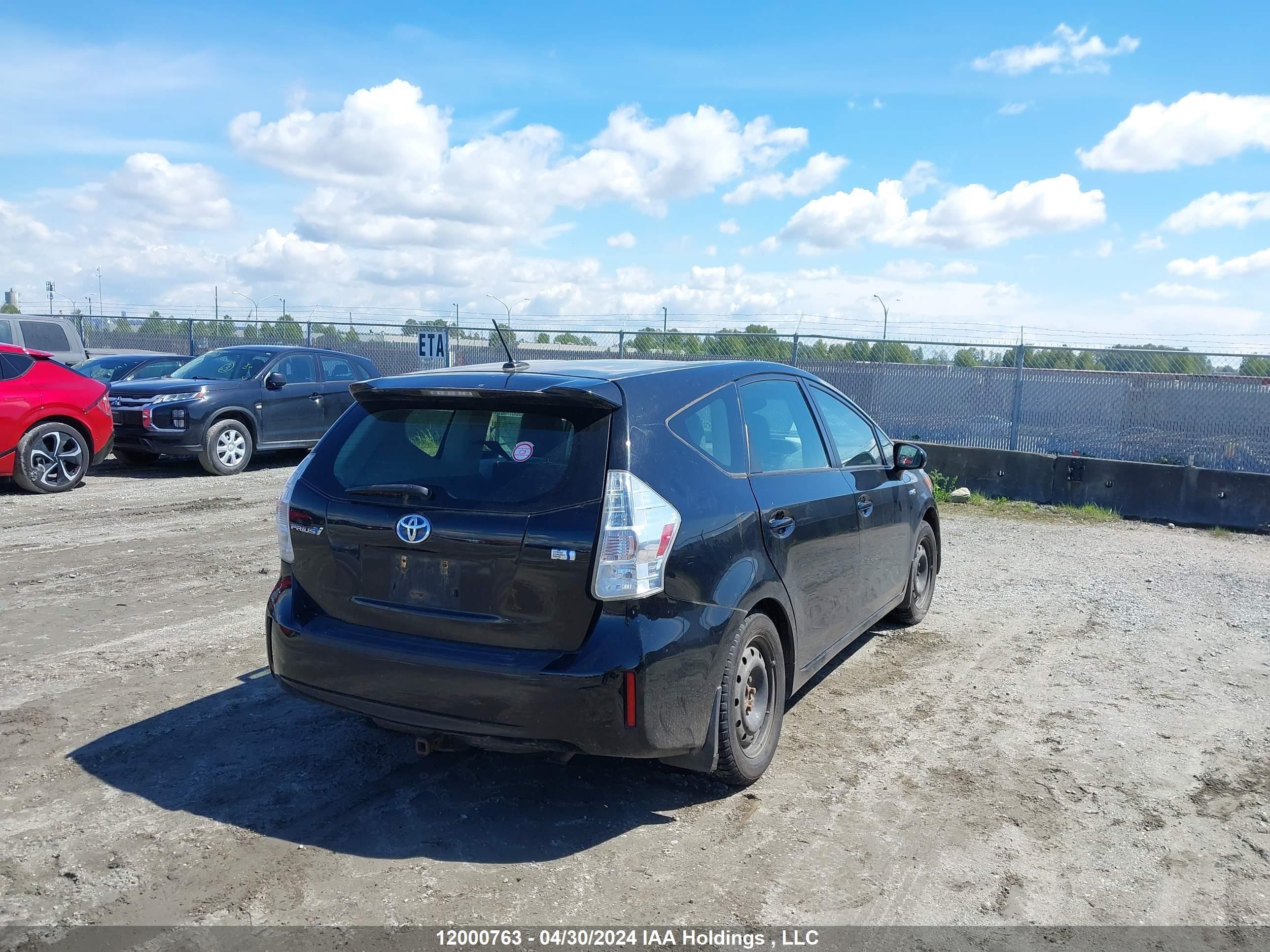 Photo 3 VIN: JTDZN3EU6EJ002696 - TOYOTA PRIUS V (+) 