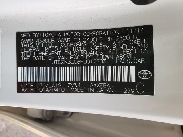 Photo 9 VIN: JTDZN3EU6FJ017703 - TOYOTA PRIUS V 