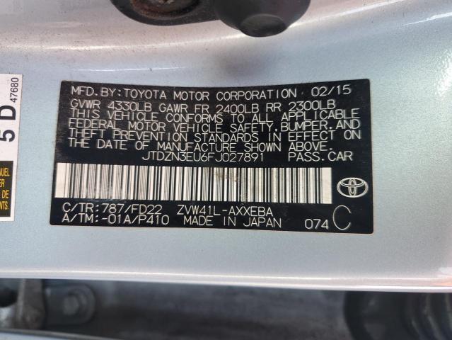 Photo 11 VIN: JTDZN3EU6FJ027891 - TOYOTA PRIUS V 