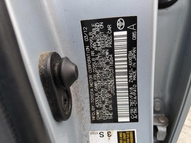 Photo 12 VIN: JTDZN3EU7C3118264 - TOYOTA PRIUS V 