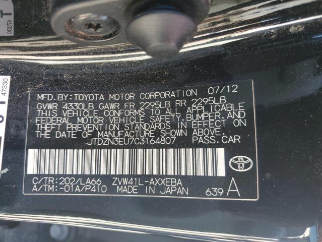 Photo 12 VIN: JTDZN3EU7C3164807 - TOYOTA PRIUS 