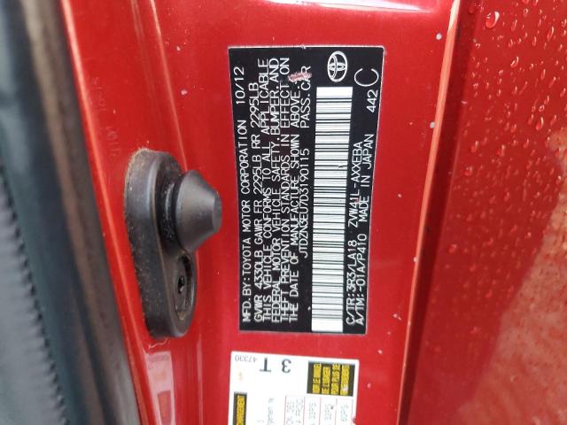 Photo 11 VIN: JTDZN3EU7D3190115 - TOYOTA PRIUS 