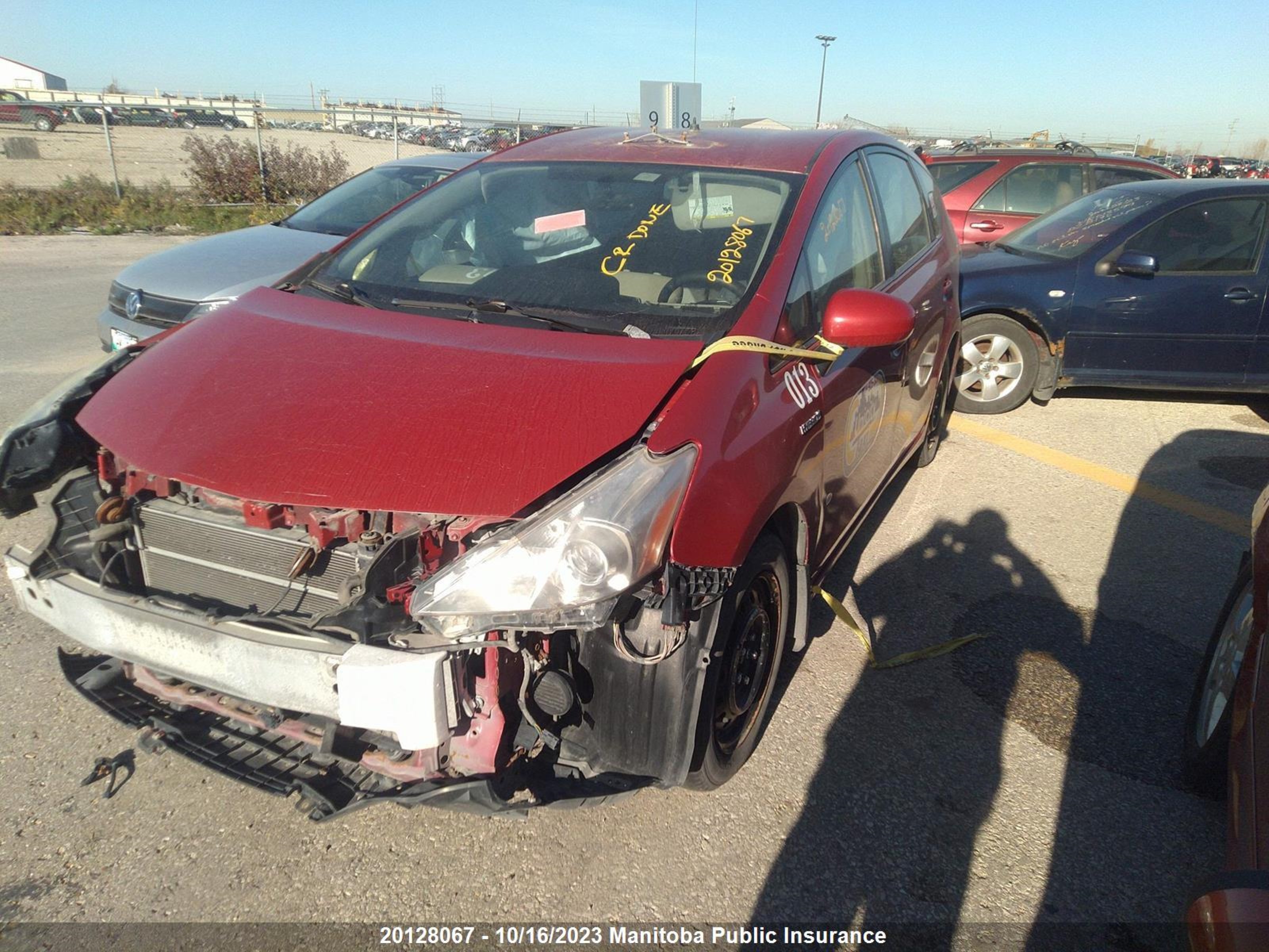 Photo 1 VIN: JTDZN3EU7D3204529 - TOYOTA PRIUS V (+) 