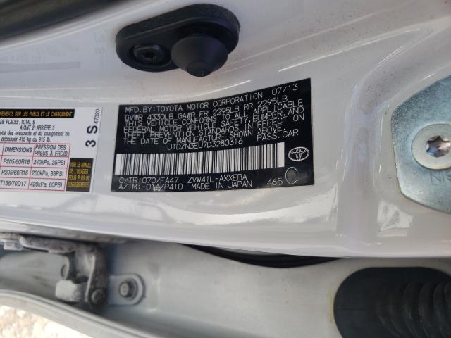 Photo 9 VIN: JTDZN3EU7D3280316 - TOYOTA PRIUS V 