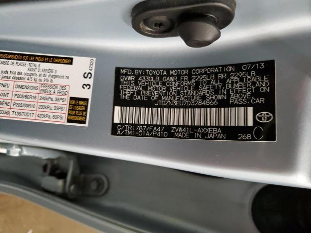 Photo 11 VIN: JTDZN3EU7D3284866 - TOYOTA PRIUS V 