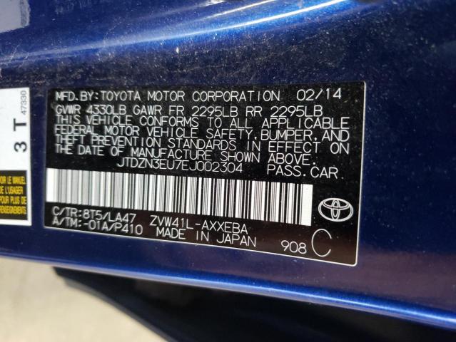 Photo 11 VIN: JTDZN3EU7EJ002304 - TOYOTA PRIUS V 