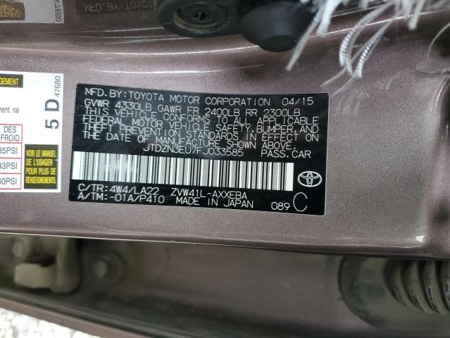 Photo 11 VIN: JTDZN3EU7FJ033585 - TOYOTA PRIUS V 