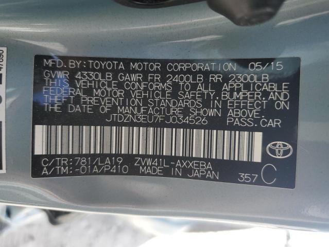 Photo 12 VIN: JTDZN3EU7FJ034526 - TOYOTA PRIUS V 