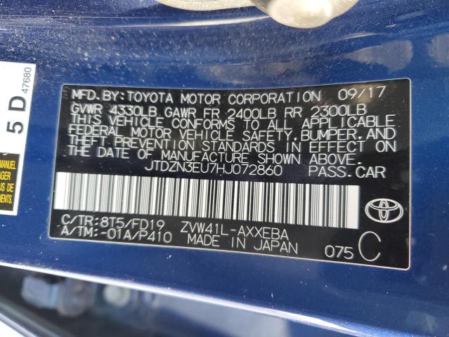 Photo 11 VIN: JTDZN3EU7HJ072860 - TOYOTA PRIUS V 