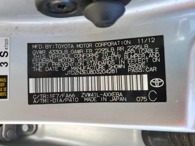 Photo 12 VIN: JTDZN3EU8D3204281 - TOYOTA PRIUS 