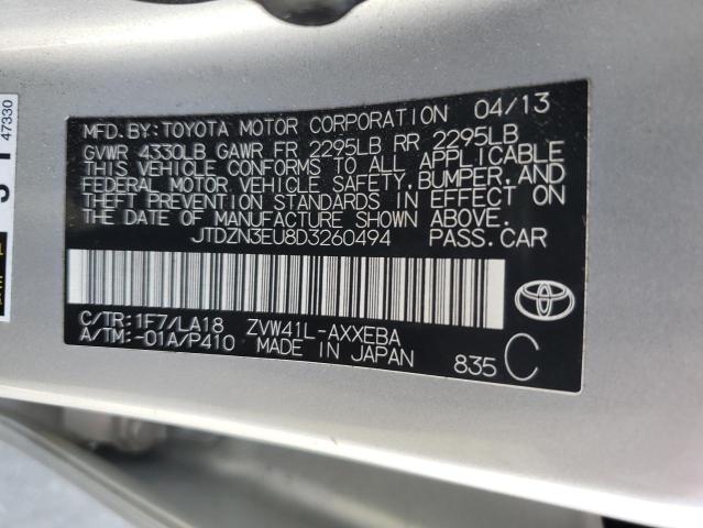 Photo 11 VIN: JTDZN3EU8D3260494 - TOYOTA PRIUS V 