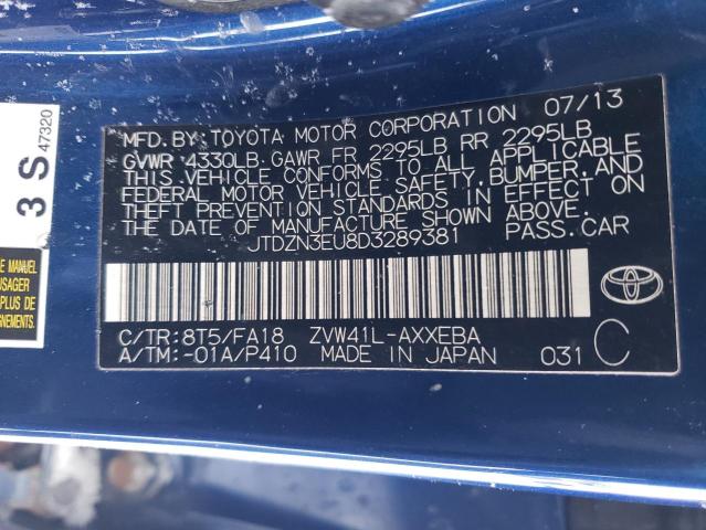 Photo 11 VIN: JTDZN3EU8D3289381 - TOYOTA PRIUS 