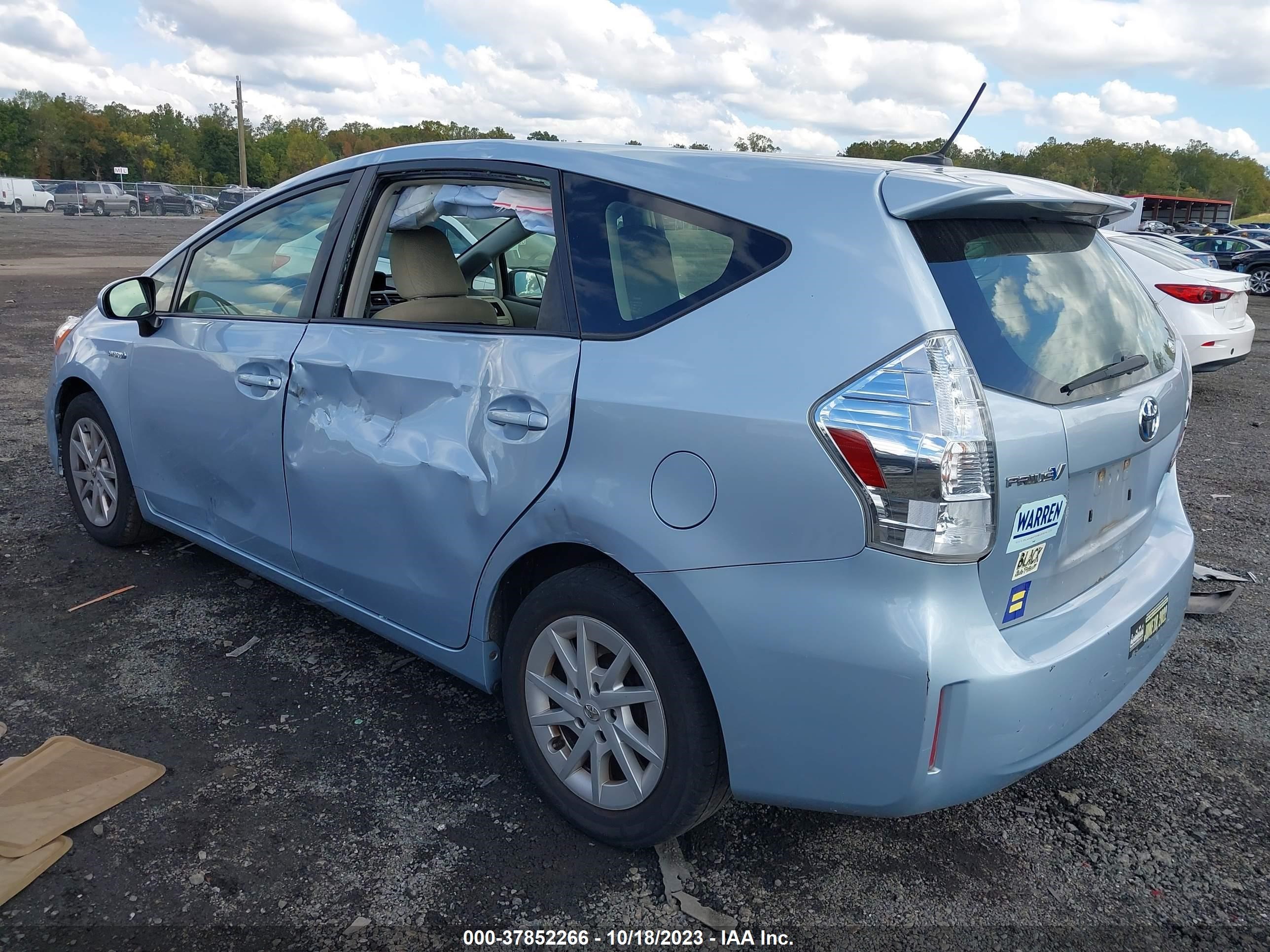 Photo 2 VIN: JTDZN3EU8EJ011822 - TOYOTA PRIUS V (+) 