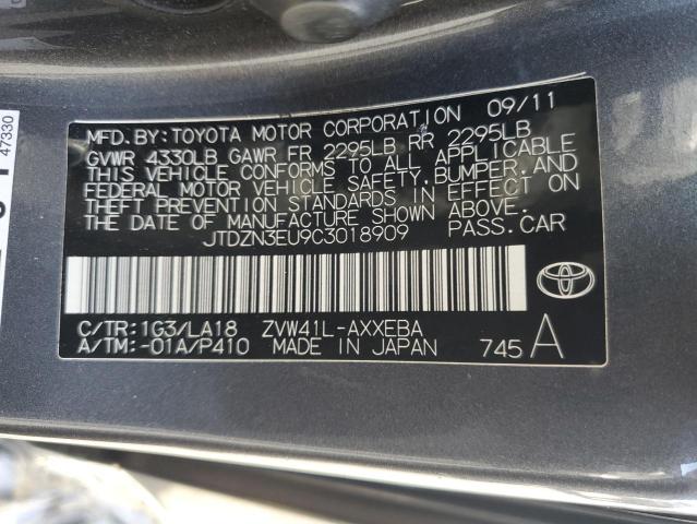 Photo 11 VIN: JTDZN3EU9C3018909 - TOYOTA PRIUS 