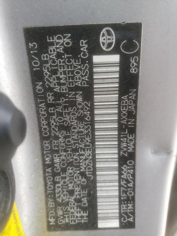 Photo 11 VIN: JTDZN3EU9E3316492 - TOYOTA PRIUS 