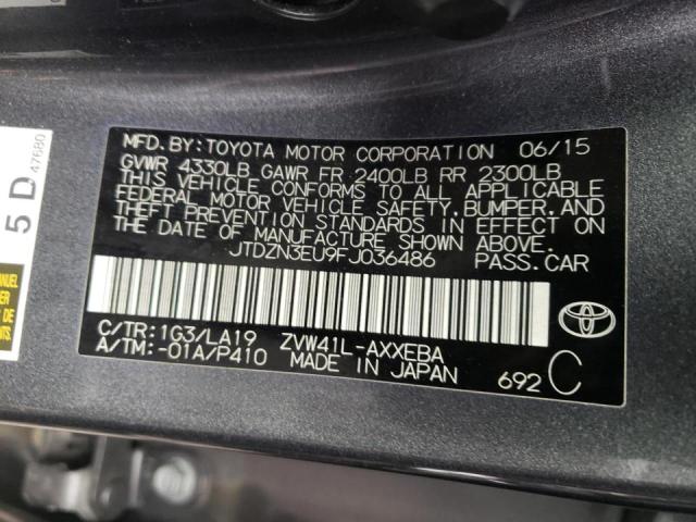 Photo 9 VIN: JTDZN3EU9FJ036486 - TOYOTA PRIUS V 