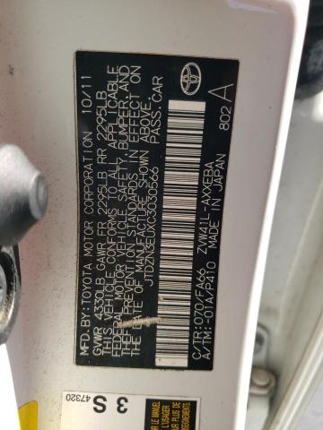 Photo 12 VIN: JTDZN3EUXC3030566 - TOYOTA PRIUS V 