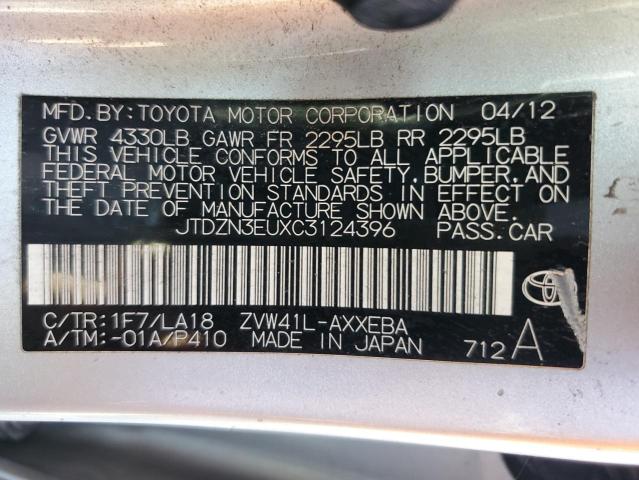 Photo 11 VIN: JTDZN3EUXC3124396 - TOYOTA PRIUS V 