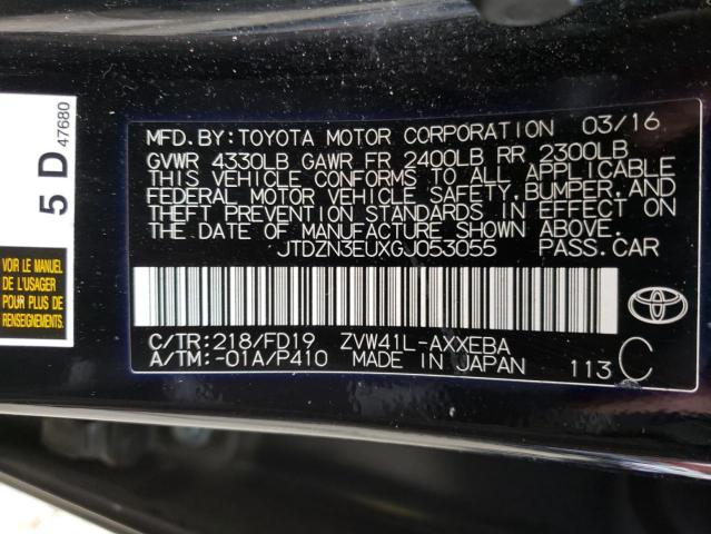 Photo 9 VIN: JTDZN3EUXGJ053055 - TOYOTA PRIUS V 