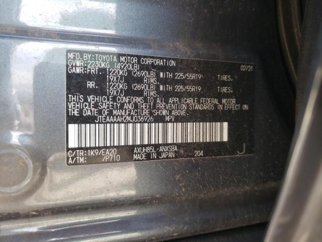 Photo 9 VIN: JTEAAAAH2MJ036926 - TOYOTA VENZA 