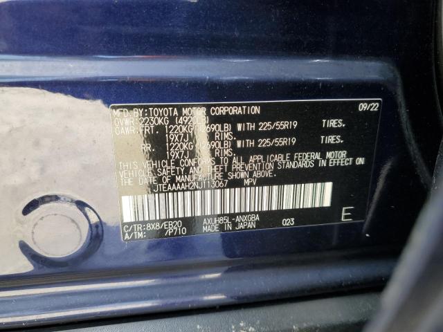 Photo 13 VIN: JTEAAAAH2NJ113067 - TOYOTA VENZA LE 