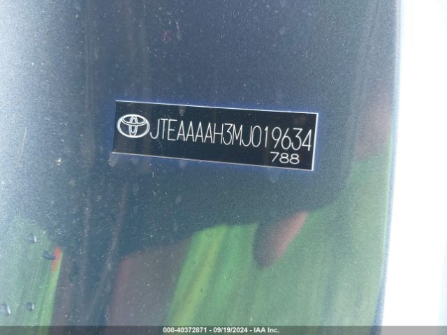 Photo 8 VIN: JTEAAAAH3MJ019634 - TOYOTA VENZA 