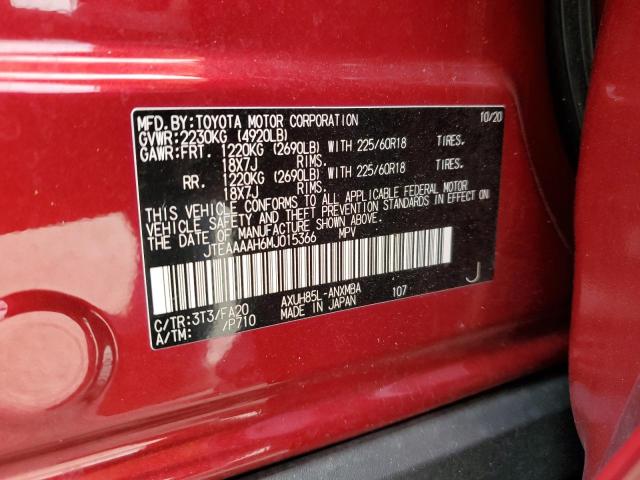 Photo 12 VIN: JTEAAAAH6MJ015366 - TOYOTA VENZA LE 