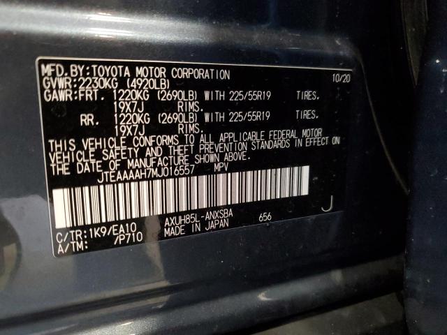 Photo 12 VIN: JTEAAAAH7MJ016557 - TOYOTA VENZA 