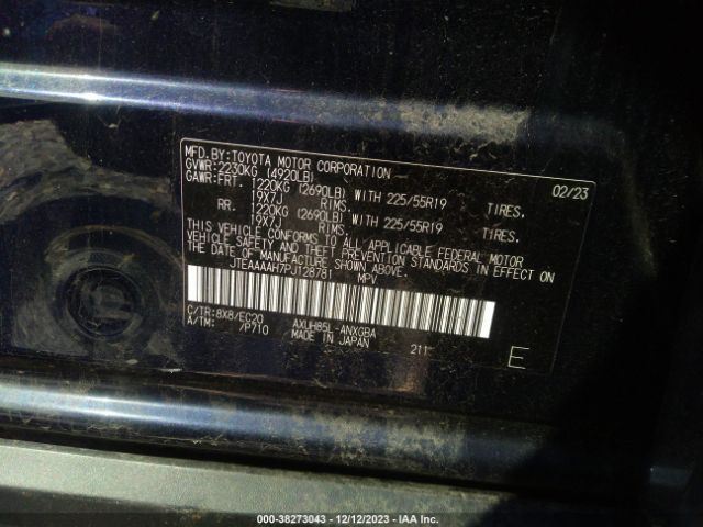 Photo 8 VIN: JTEAAAAH7PJ128781 - TOYOTA VENZA 