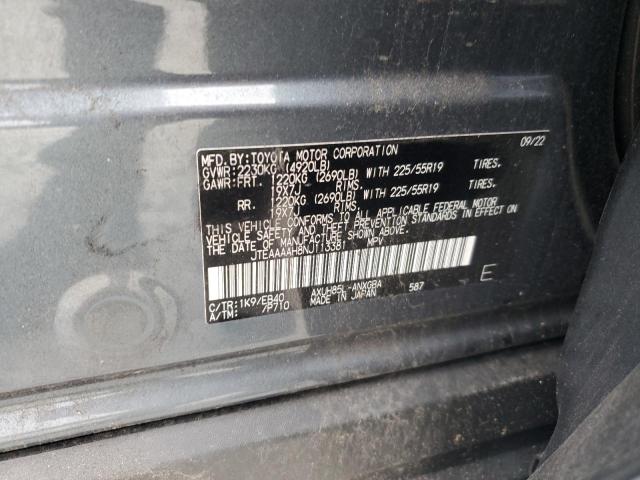 Photo 12 VIN: JTEAAAAH8NJ113381 - TOYOTA VENZA 