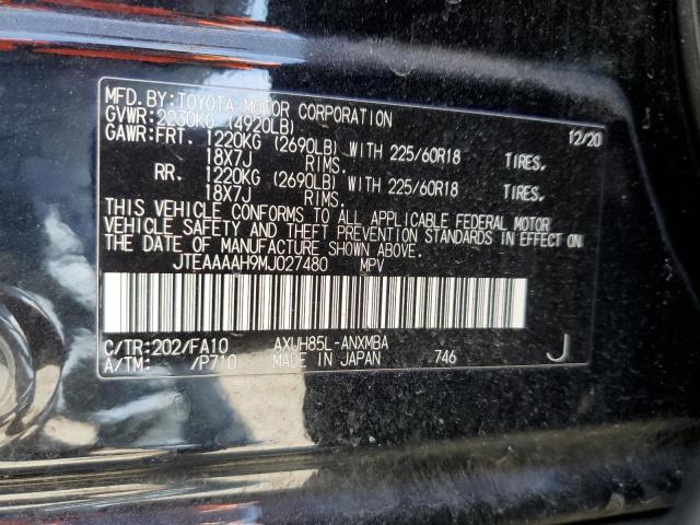 Photo 12 VIN: JTEAAAAH9MJ027480 - TOYOTA VENZA LE 