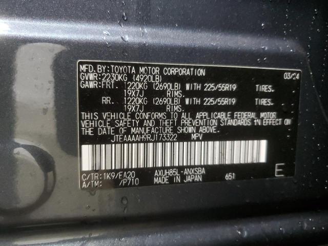 Photo 12 VIN: JTEAAAAH9RJ173322 - TOYOTA VENZA LE 