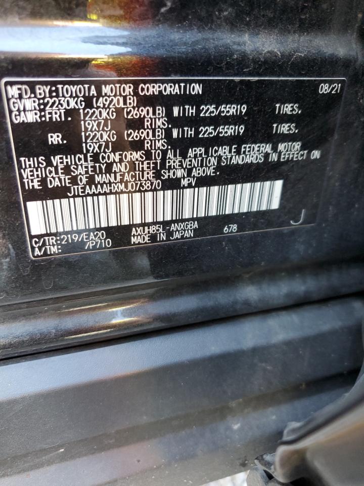 Photo 11 VIN: JTEAAAAHXMJ073870 - TOYOTA VENZA 