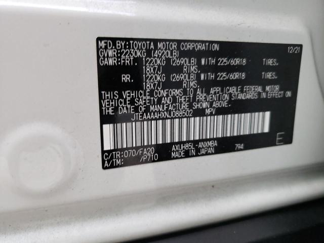 Photo 12 VIN: JTEAAAAHXNJ088502 - TOYOTA VENZA LE 