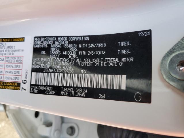 Photo 12 VIN: JTEABFAJ0SK029283 - TOYOTA LAND CRUIS 