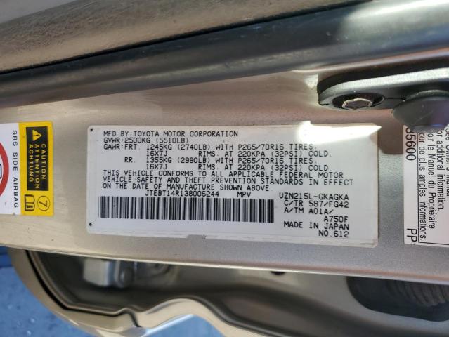 Photo 12 VIN: JTEBT14R138006244 - TOYOTA 4RUNNER 