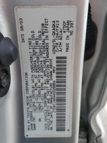 Photo 13 VIN: JTEBT14R440028884 - TOYOTA 4RUNNER SR 