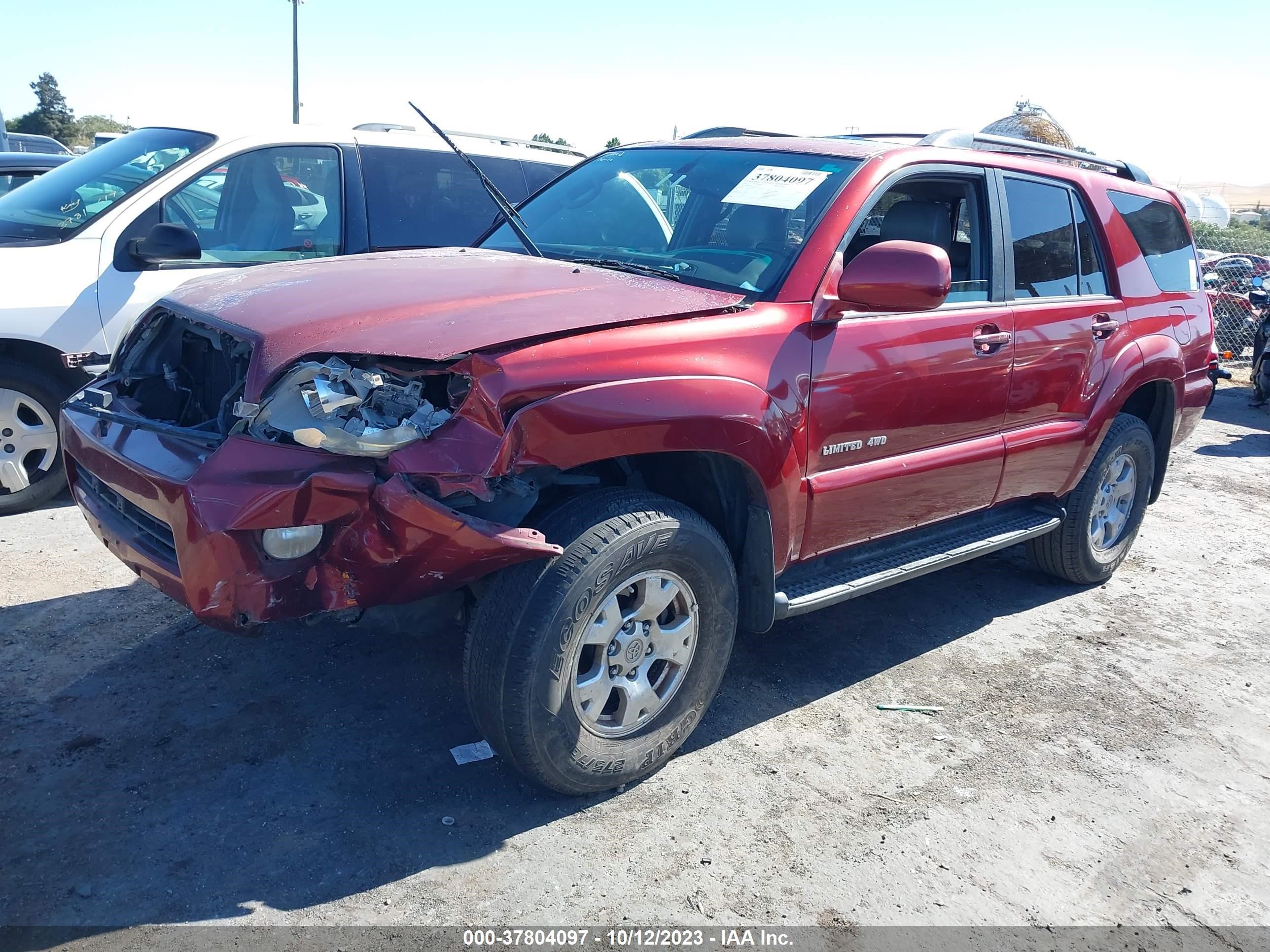 Photo 1 VIN: JTEBT17R678038771 - TOYOTA 4RUNNER 