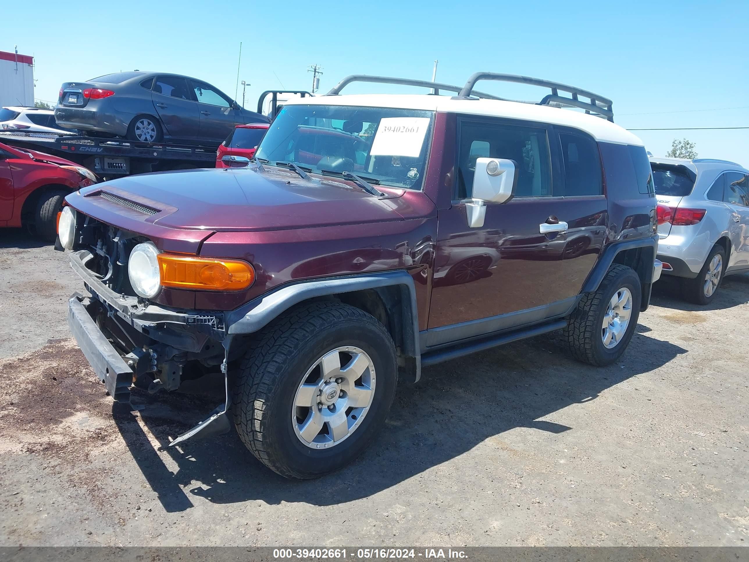 Photo 1 VIN: JTEBU11F270061720 - TOYOTA FJ CRUISER 