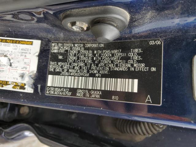 Photo 12 VIN: JTEBU14R060099368 - TOYOTA 4RUNNER 