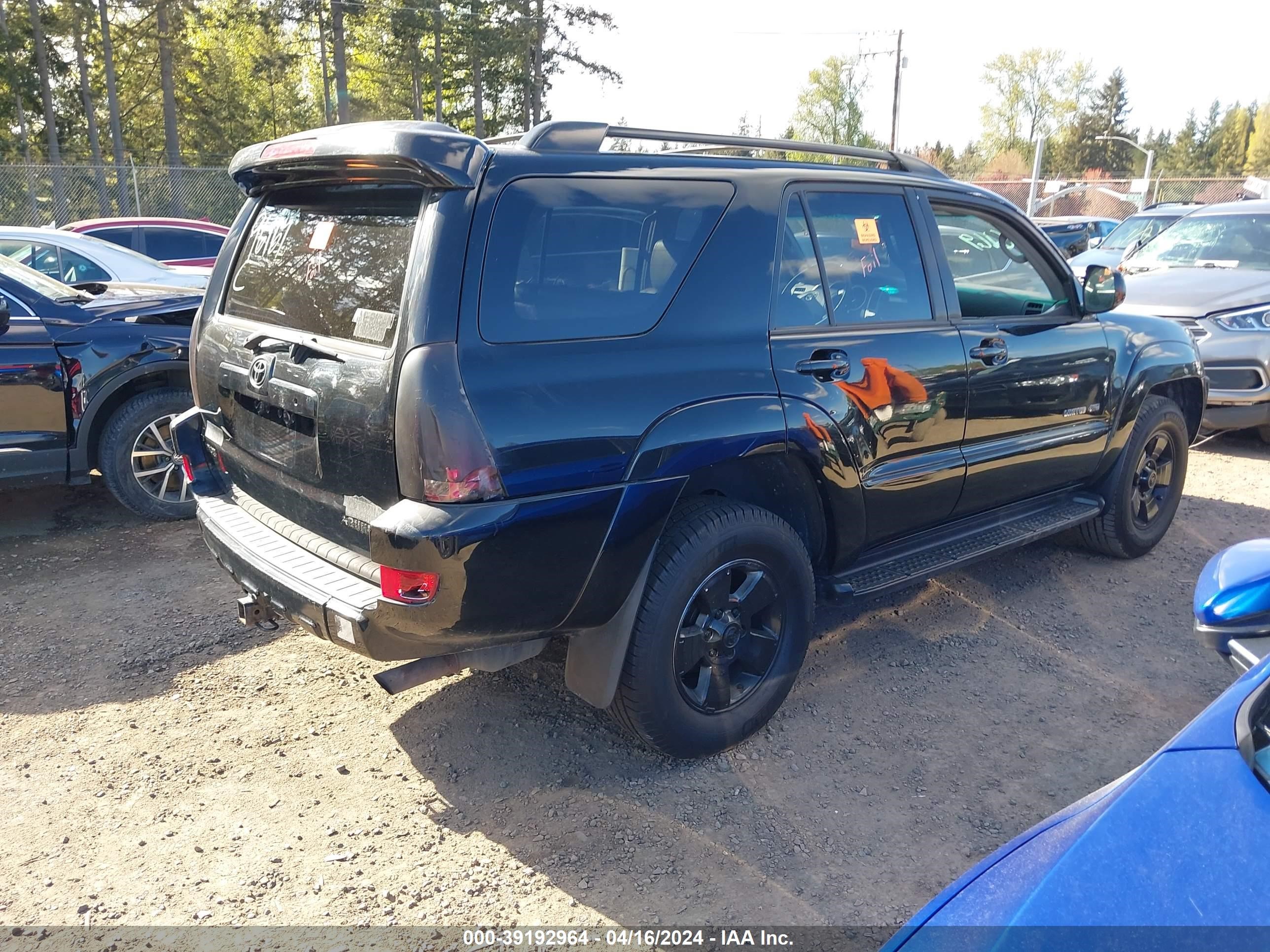 Photo 3 VIN: JTEBU17R758032729 - TOYOTA 4RUNNER 