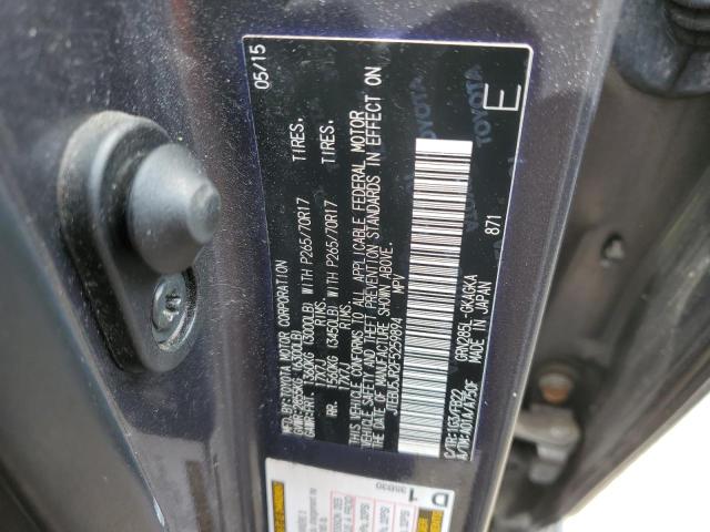 Photo 12 VIN: JTEBU5JR2F5259894 - TOYOTA 4RUNNER SR 