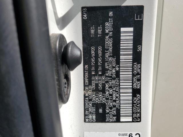 Photo 12 VIN: JTEBU5JR2J5574591 - TOYOTA 4RUNNER 