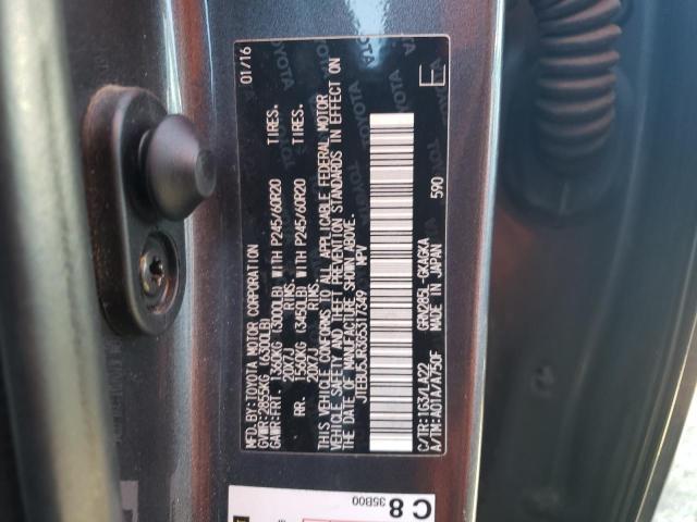 Photo 9 VIN: JTEBU5JR3G5317349 - TOYOTA 4RUNNER SR 