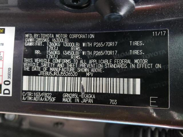 Photo 13 VIN: JTEBU5JR3J5526520 - TOYOTA 4RUNNER 