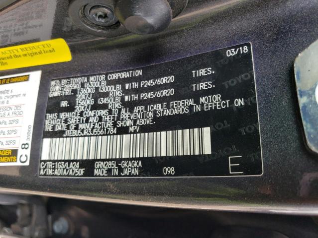 Photo 11 VIN: JTEBU5JR3J5561784 - TOYOTA 4RUNNER SR 