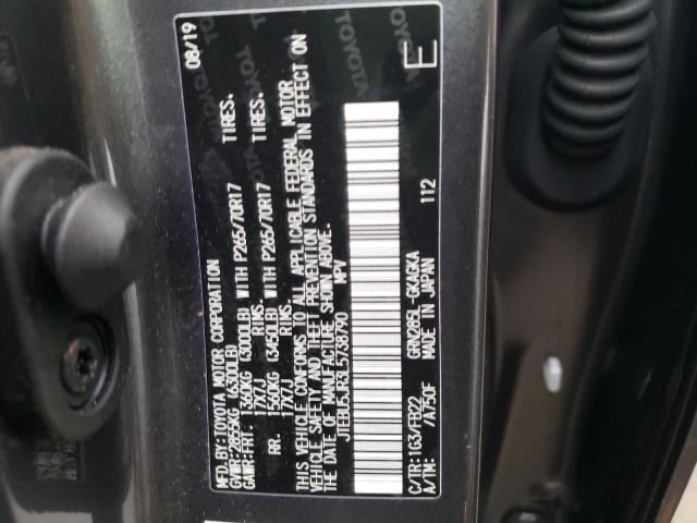 Photo 9 VIN: JTEBU5JR3L5738790 - TOYOTA 4RUNNER SR 